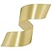 Gold Satin Ribbon 1-1/2 Inches x 25 Yards, Solid Color Fabric Ribbon for Gift Wrapping, Crafts, Hair Bows Making, Wreath, Wedding Party Decoration and Sewing Projects