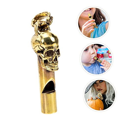 Silbato deportivo de cobre con diseño calavera miniatura 6