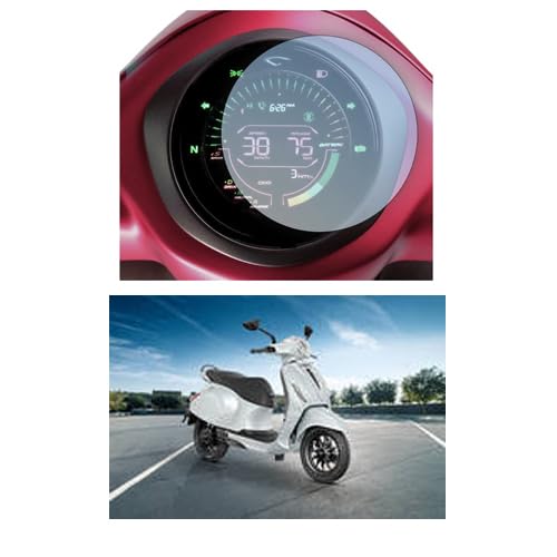 Speedo Meter Screen Protector Scratch Guard Compatible for - Bajaj Chetak EV Speedometer (glossy finish)(GLOSSY-BAJAJ-CHETAK-T02_bzr)