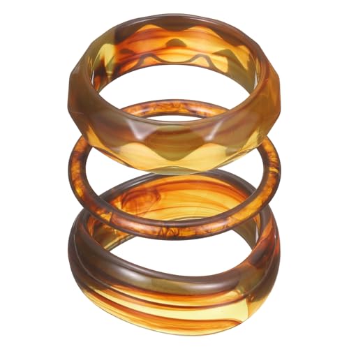 Bracelet en acétate de style géométrique et irrégulier pour femme