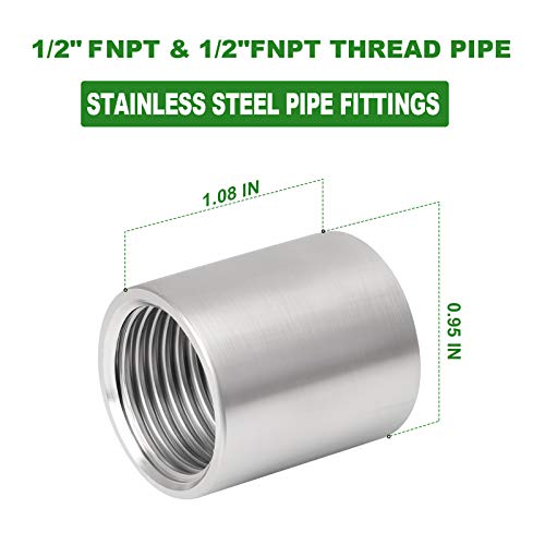 Snapklik.com : TAISHER 10PCS 304 Stainless Steel Cast Pipe Fitting