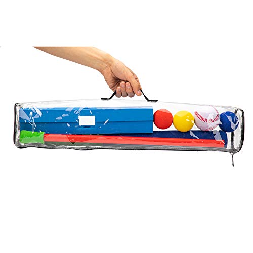 image for CeleMoon 21 Inch [Kids T-Ball Set Toy] Kids Foam T-Ball Baseball Set T