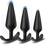 3PCS Silicone Adult Toy for Couple Butt Relaxing Plugs for Indoor Open Plays Anales Training Set for Women Men Portable Easy Carrying Put in Sweater Pocket