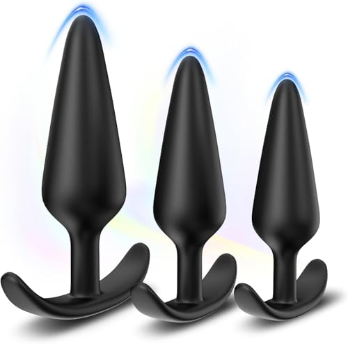 New Portable 3pcs Silicone Butt Training Tool Anales Trainer Set Plug Butt for Women Trainer Kit Adult Toys Relaxing Toys Tool for Men Women Sunglasses FX5162485
