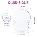 100 Pcs Large Underarm Sweat Pads for Women - Armpit Sweat Pads for Women and Men, Under Arm Sweat Pad for Hyperhidrosis and Sweating – Dress Shields/Guards for Armpit Protection