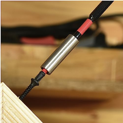 GEINXURN Impact Tough #2 Square 2 in. Insert Driver Bits,50Pack SQ2 Screwdriver Bits Set 2&rdquo;Long with 1Pcs Impact Bit Holder,Bulk