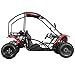 X-PRO Talon 125cc Go Kart with 3-Speed Semi-Automatic Transmission w/Reverse, LED Headlights, Big 18