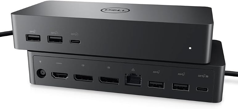 Dell UD22 USB-C Docking Station with 96W Power + USB-C Cable Bundle