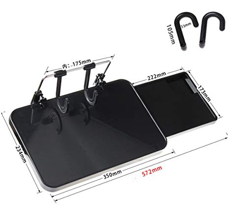 Soporte plegable para laptop en auto con mesa multiuso miniatura 2