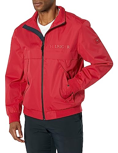 Tommy Hilfiger Men's Clean Logo Bomber