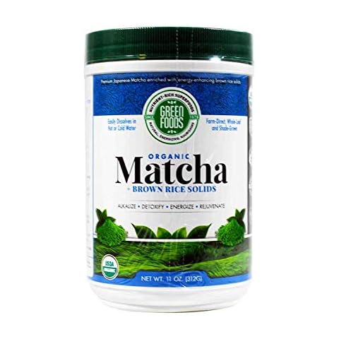 Green Foods Corporation, Organic Matcha Green Tea, 11 oz (312 g) Green Foods Corporation, Organic Matcha Green Tea, 11 oz (312 g) - 2pcs Cover