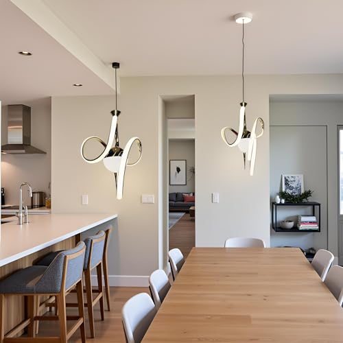 Image of Hanging Lights for Living Room, Pendant Lights for Ceiling, Hanging Lights for Home Decoration and Modern Lamps for Hotels and Cafe (Warm, Natural, Cool White) (Pack of 1)