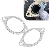 HHZL 2PCS Car Exhaust Gasket, 2