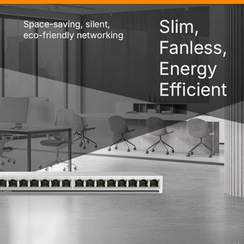 Image of Zyxel 16 Port Network Ethernet Switch | Unmanaged+ | PoE+ | GS1100-16EP