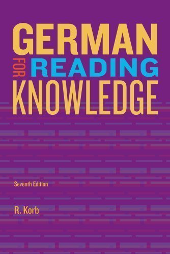 Jannach's German for Reading Knowledge 7th (sev... B00EKYORZG Book Cover