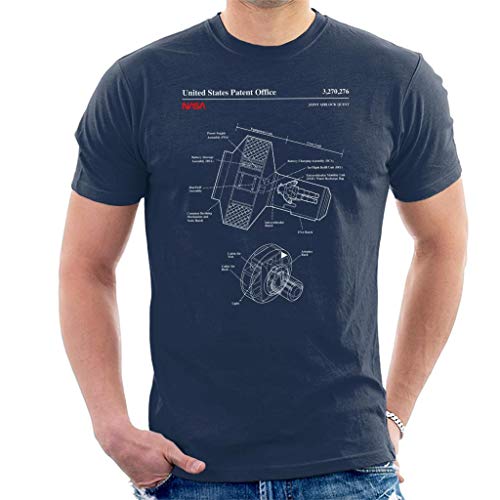 Photo de All+Every NASA Joint Airlock Quest Blueprint Men's T-Shirt