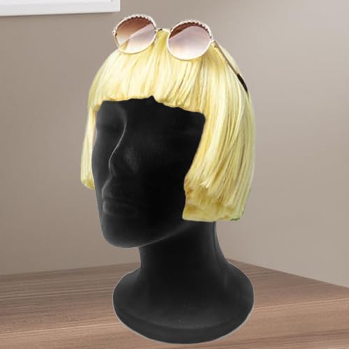 Cabeza de maniquí contra enredos: soporte de espuma duradero 7