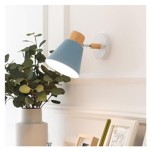 Applique moderne design en bois peint double tête E27 haut de gamme - 4
