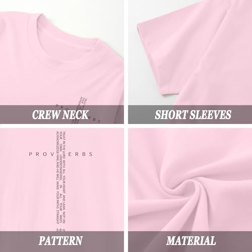 Image of Christian Shirts for Men Vintage Religious Cross Bible Verse T-Shirt Jesus Faith Tshirt Inspirational Graphic Tees