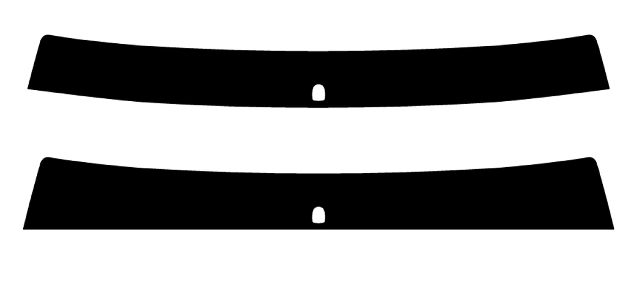 True Line Automotive Precut Window Tint Kit Compatible with Chevrolet Silverado 1500 1993-1999 50% Sun Visor Only