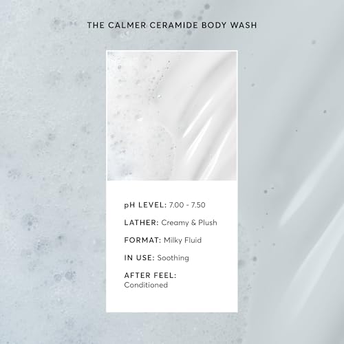 Image of Naturium The Calmer Ceramide Body Wash, Frangrance-Free, Cleansing & Moisturizing for Dry, Sensitive Skin, Dermatologist-Tested, Paraben & Cruelty-Free, 16.9 oz