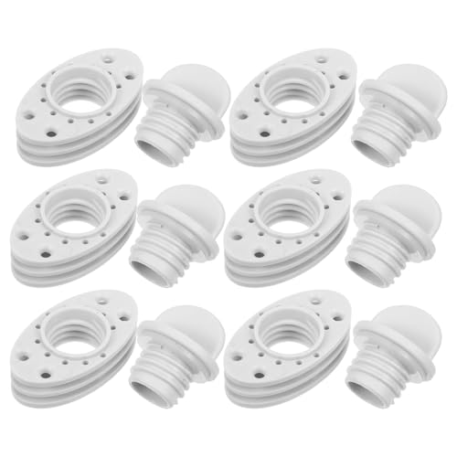 Healvian 6 Tapones De Repuesto Para Botellas De Agua Tapas Herméticas Para Bolsas De Agua Caliente Tapones De Sellado