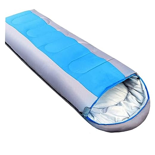 Kisangel Bolsa De Dormir De Senderismo Saco De Dormir para Adultos Bolsa De Dormir Al Aire Saco De Dormir para Clima Estera De Camping Almohadilla para Dormir sobre Individual
