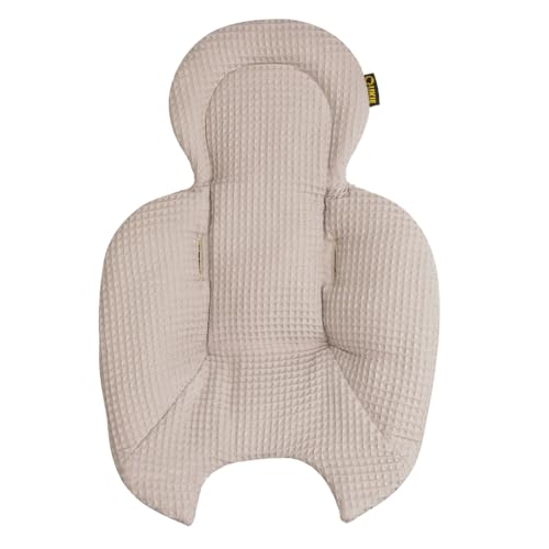 Ukje Swing Insert Rocker Cover Compatible with 4moms mamaRoo 4 and 5 and Rockaroo Accessories with Reversible Design Easy to Install Handmade in Europe - Taupe