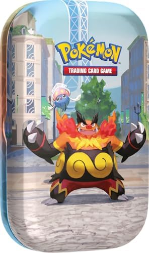 Pokémon TCG: Lumiose City Mini Tin: Emboar & Inkay (2 booster packs, 1 art card and 1 sticker sheet) - View 3