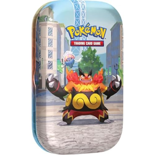 Pokémon: Luminopoli Sammeldose (Emboar und Inkay) des Pokémon TCG (2 Erweiterungspackungen, 1 Karte mit Pokémon Illustration der Minisatasche und 1 Blatt Aufkleber), Italienisch