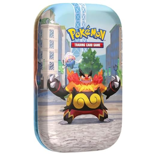 Pokémon: Luminopoli Sammeldose (Emboar und Inkay) des Pokémon TCG (2 Erweiterungspackungen, 1 Karte mit Pokémon Illustration der Minisatasche und 1 Blatt Aufkleber), Italienisch