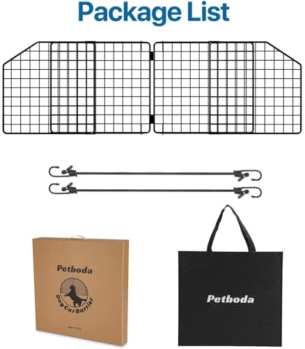 Petboda Foldable SUV Dog Barrier