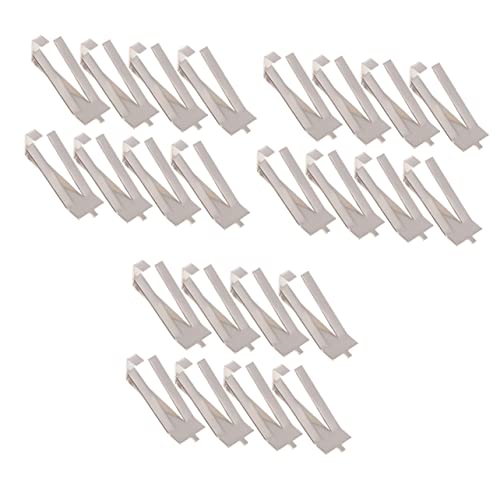 SOLUSTRE 24pcs Spring Turn Clips Glass Bed Clip Printer Glass Platform Clamp for Platform Stable Fixing Printer Accessor