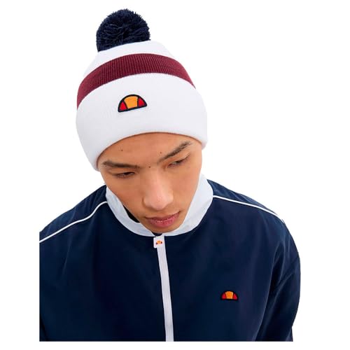 Bonnet Ellesse Tanvi bleu marine et blanc avec pompon taille unique pour adulte