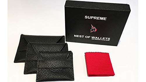 Supreme Nest of Wallets (AKA Nest of Wallets V2) by Nick Einhorn and Alan Wong, Magic Trick, Street Magic