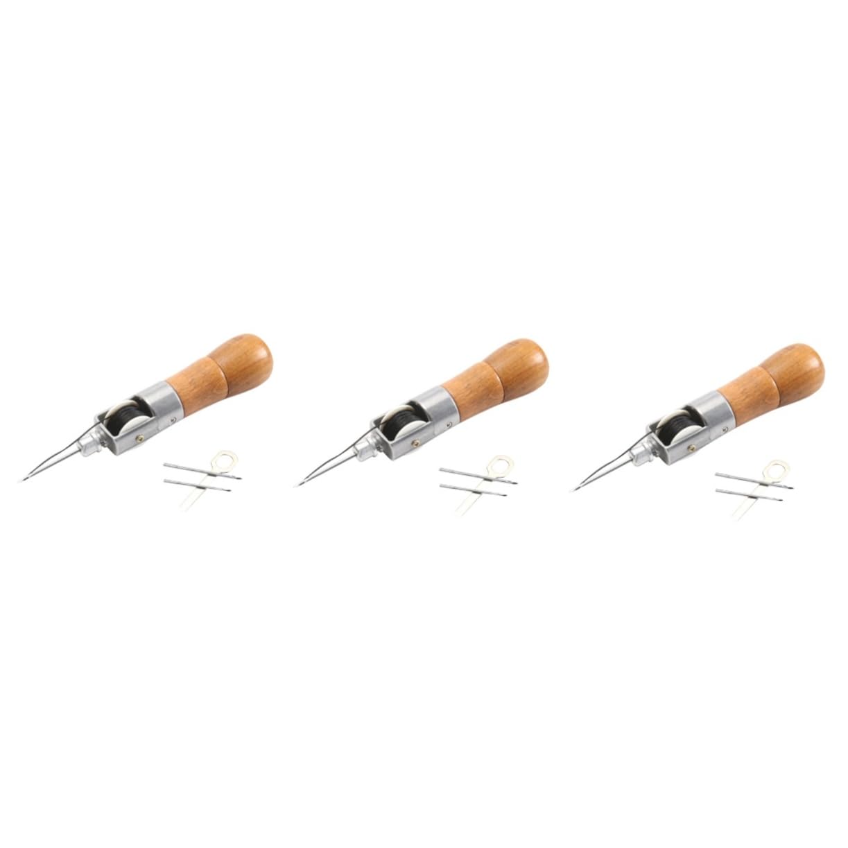 Housoutil 2 Pezzi Macchina da Cucire Pelle Fai da Te Strumento per Cucitura Artigianale Utensile per Riparazioni e Cucitura Borse Scarpe e Tende Attrezzatura per Cuoio