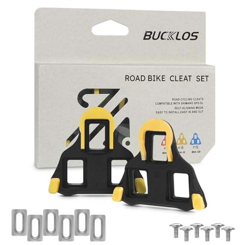 BUCKLOS SPD SL Cleats for Road Bike Cycling Shoes...