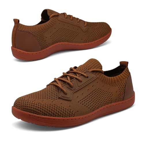 Womens Running Shoes Slip on Barefoot Walking Comfortable Breathable Wide Toe Shoes Ladies Trainer 7