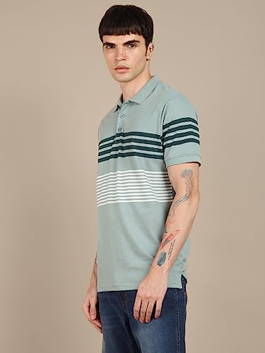 Image of Dennis Lingo Men Cotton Slim Fit Polo Half Sleeve T-Shirt