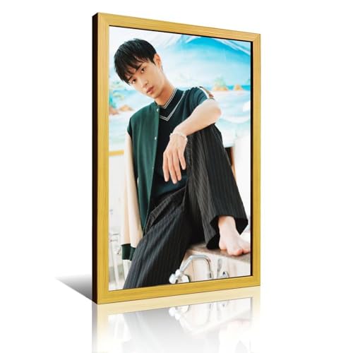 쑺NႭep̂j̎q|X^[ KXA[ou }bg̃|X^[ t[A͂ȃR[i[̎ʐ^t[AM[̕ǂ̊zS[h A~jEʐ^t[ Wooden Frame-style 24x36inch(60x90cm)