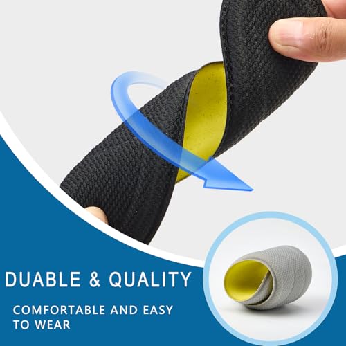 Image of Memory Foam Shoe Inserts for Women Men, Cushion Insoles for Work Boots Sneakers Flats,Comfort Soles Design for Foot Pain Relief 10mm Thick,Grey EU42