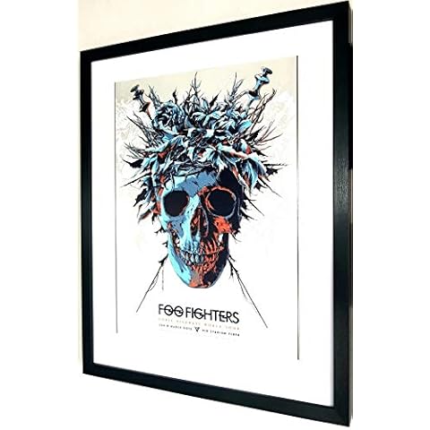 Icon Republic FOO FIGHTERS-World Tour Poster Print/Luxury Framed/David Grohl Cover