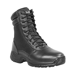LA Police Gear LAPG Men’s Core 8″ Side-Zip Tactical Work Boots