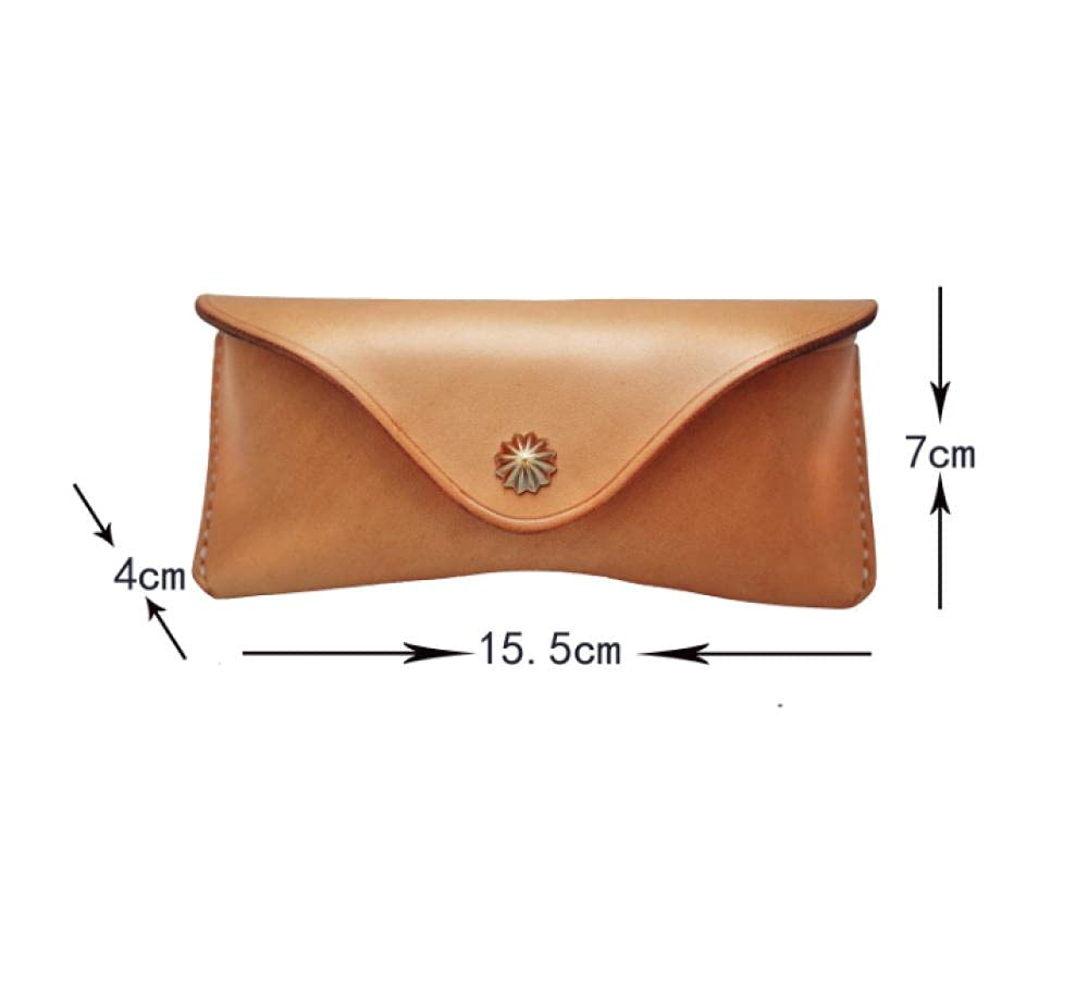 Brillenetui Sonnenbrillentasche Sonnenbrillen Etui Brillentasche Handgemachte Retro Sonnenbrille Sonnenbrille Brille Box Brille Tasche-Braun