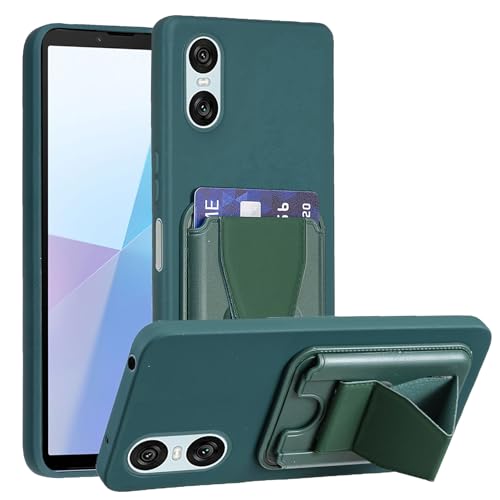 �y Lanfyo �zSONY Xperia 10 VI/SO-52E /SOG14 /XQ-ES44 �Ή� �P�[�X �J�[�h���[ �ϏՌ��ی�J�o�[�i�~�b�h�i�C�g�O���[���j�\�j�[ �G�N�X�y���A10 vi �w�� �J�[�h���[ �X�}�z�P�[�X �X�^���h�@�\ �}�b�g����