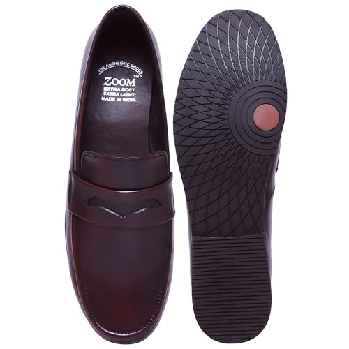 Image of Zoom Shoes Leather Boot for Men Formal Shoes for Adult Super Comfortable with Cushioned Insole for Office /Party A-1137