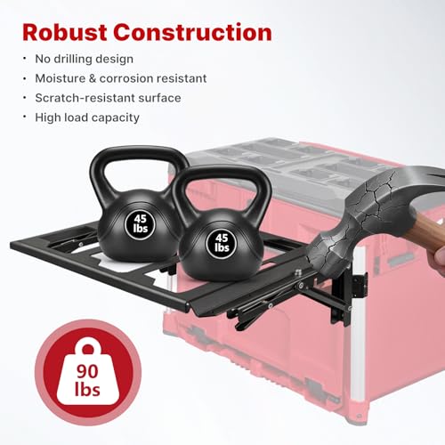 Image of BYERN AUTO Folding Packout Mount Compatible with Milwaukee Packout