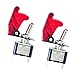 Produktbild TILY 2x 12V 20A Auto KFZ Schalter SPST Wippschalter Ein/Ausschalter LED Anzeige Wechsel Switch Kippenschalter Rot