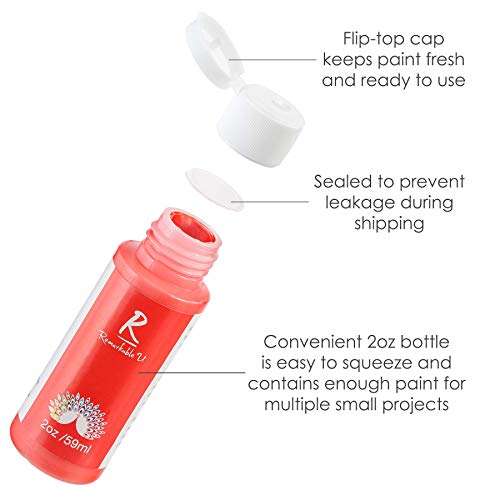 Washable Tempera Paint Set, 32 Pack | Non Toxic Liquid Finger Paints For Kids Art Projects | Assorted 2Oz Classic, Bright, Glitter, And Glow In The Dark Colors For Paper, Posters, Canvas #TOP5