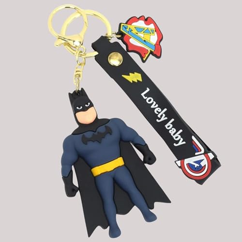 Image of Cute 3D Keychain | Keyring & Quirky Bag Charm | Hard Silicone, Unbreakable | Travel Essential | Kids Friendly | Strap & Bag Hook